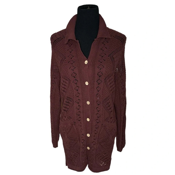 Free People Beach Getaway Fauxchet Cardigan - Picture 3 of 8